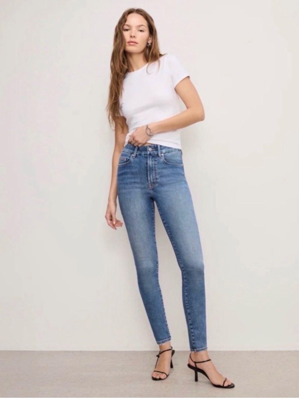 Good American Always Fits Good Legs Skinny Jeans in INDiGO316 Size 6-12